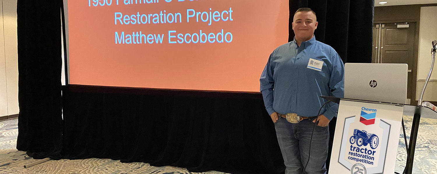 Matthew Escobedo, Sandra Day O'Connor FFA, Helotes, TX